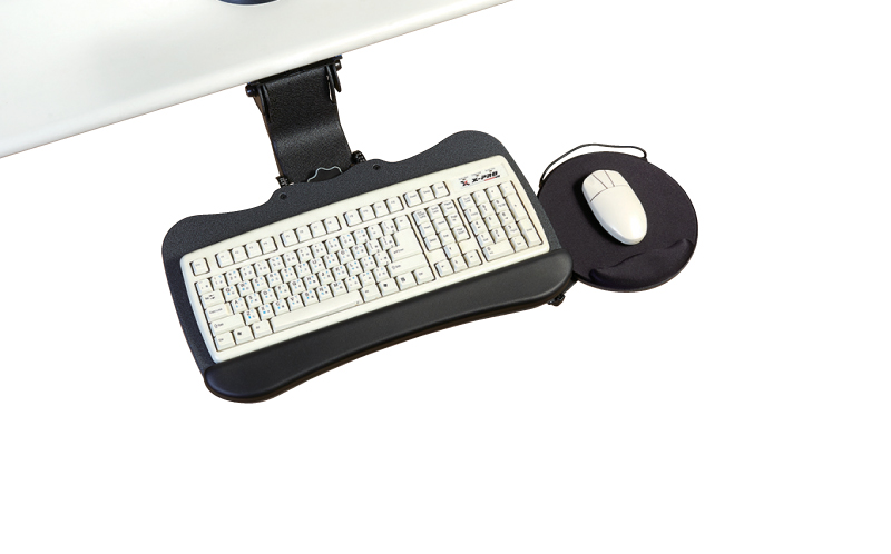 WK29141AMICO Single knob adjustable keyboard holder with swingable mouse tray for ergonomics